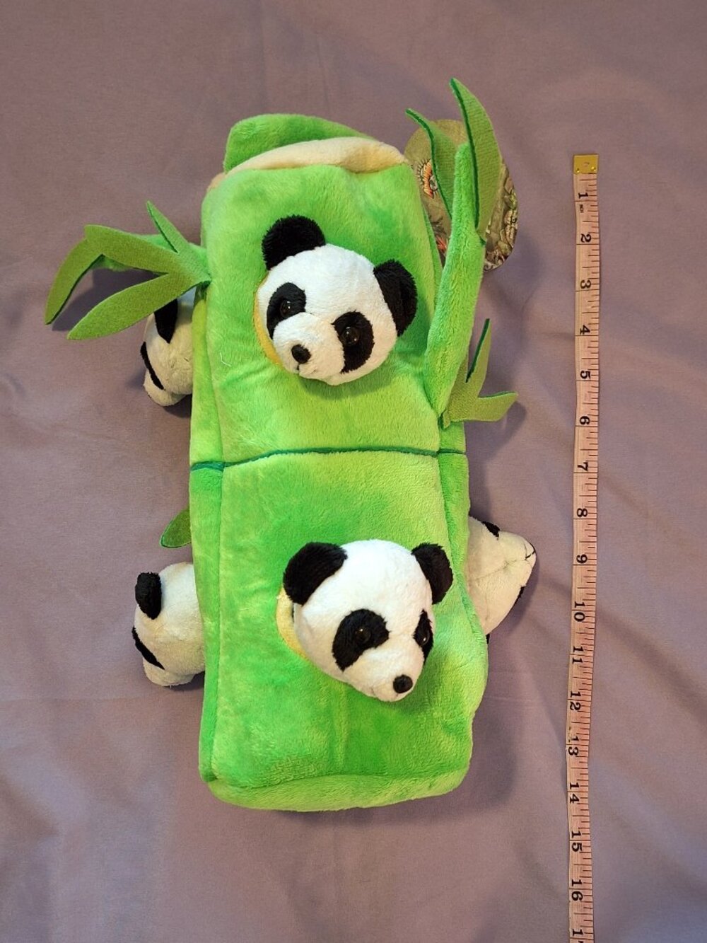 Pandas In Bamboo Stuffed Toy